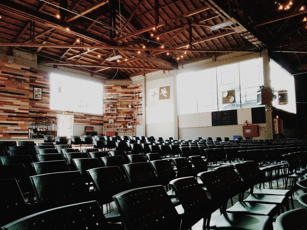 Pasadena, CA. Today the Mott Auditorium is the base for the Pasadena International House of Prayer.